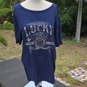 Lucky Brand Navy Tee